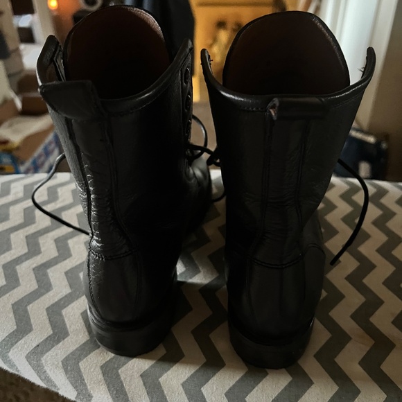 Fyre Leather Combat boots - Picture 2 of 4